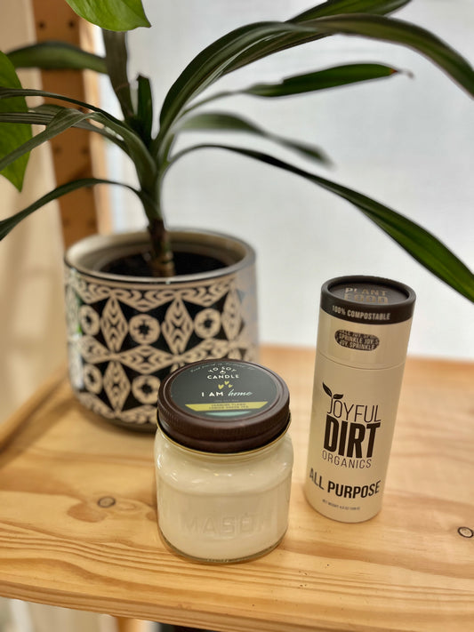 Large (8oz) Candle Bundle w/Joyful Dirt